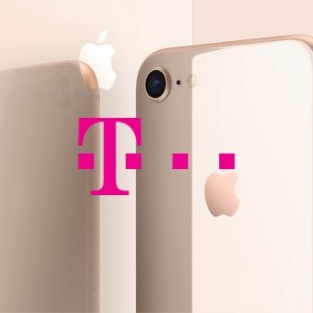 iPhone 8 gold złoty T-Mobile logo