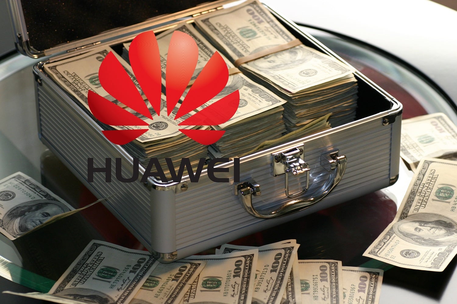 pieniądze money Huawei logo