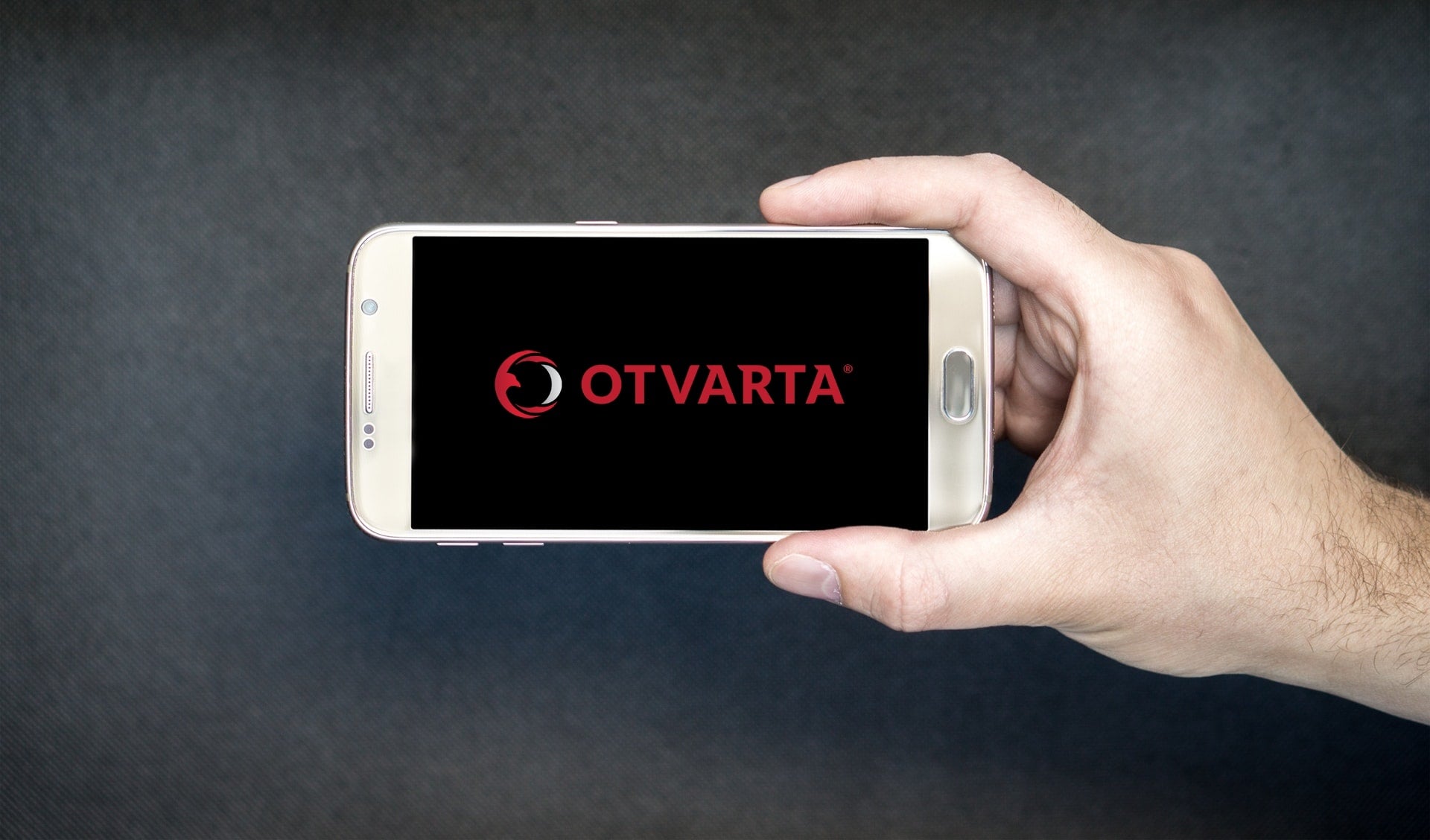 smartfon telefon OTVARTA logo