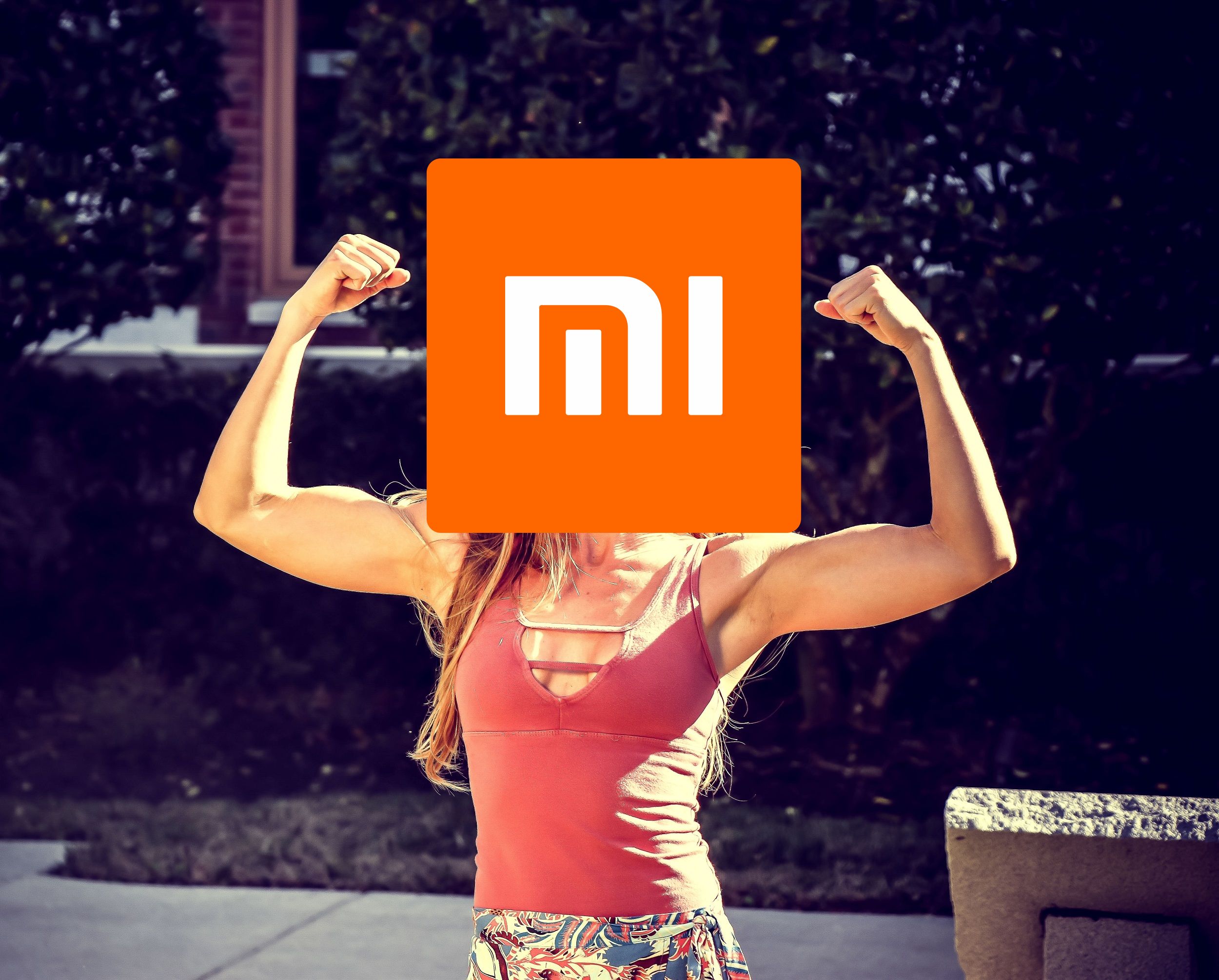 strong woman silna kobieta Xiaomi logo