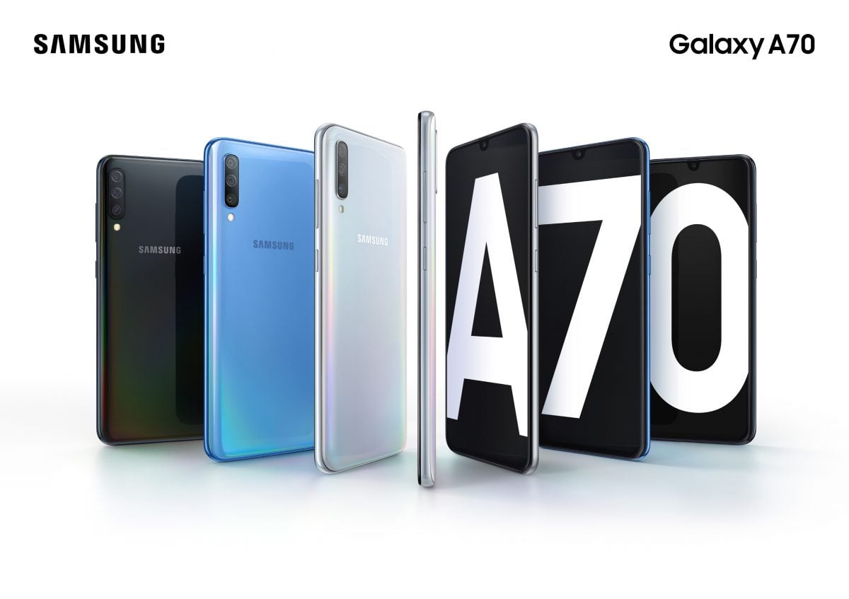 Samsung Galaxy A70 smartphone