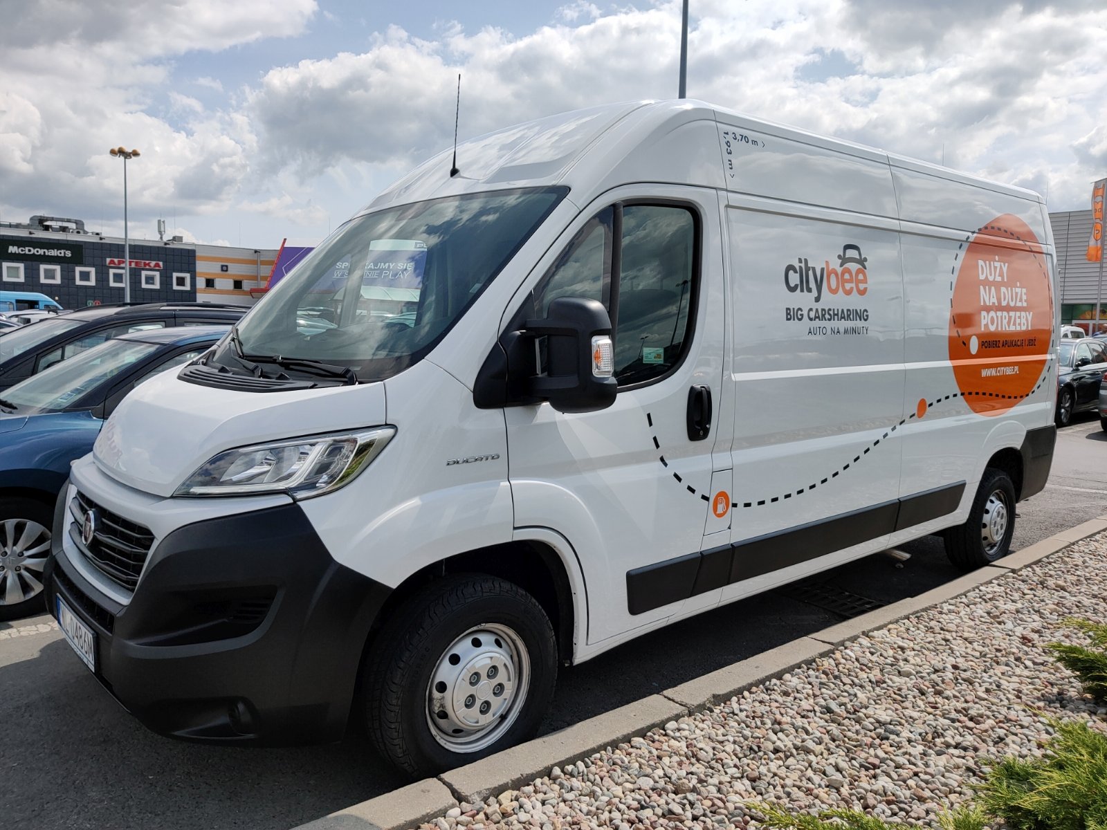 Fiat Ducato z floty CityBee