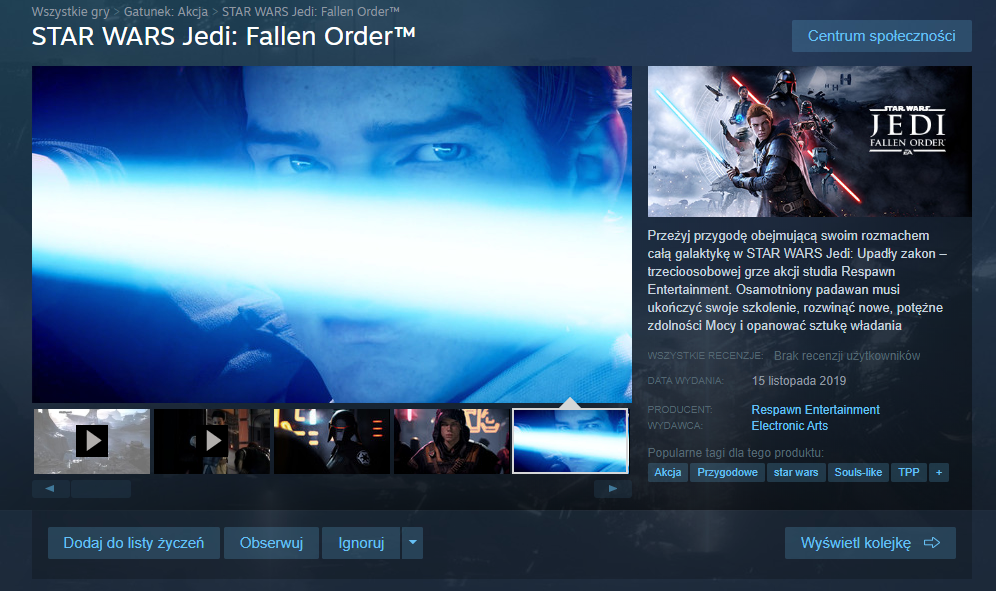 Star Wars na Steamie