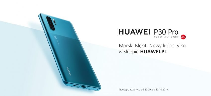 smartfon Huawei P30 Pro Morski Błękit