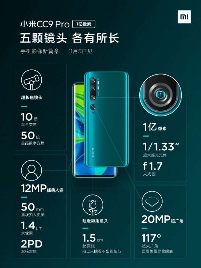 Xiaomi CC9 Pro Xiaomi Mi Note 10