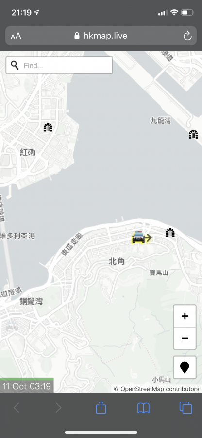 HKmap.live web