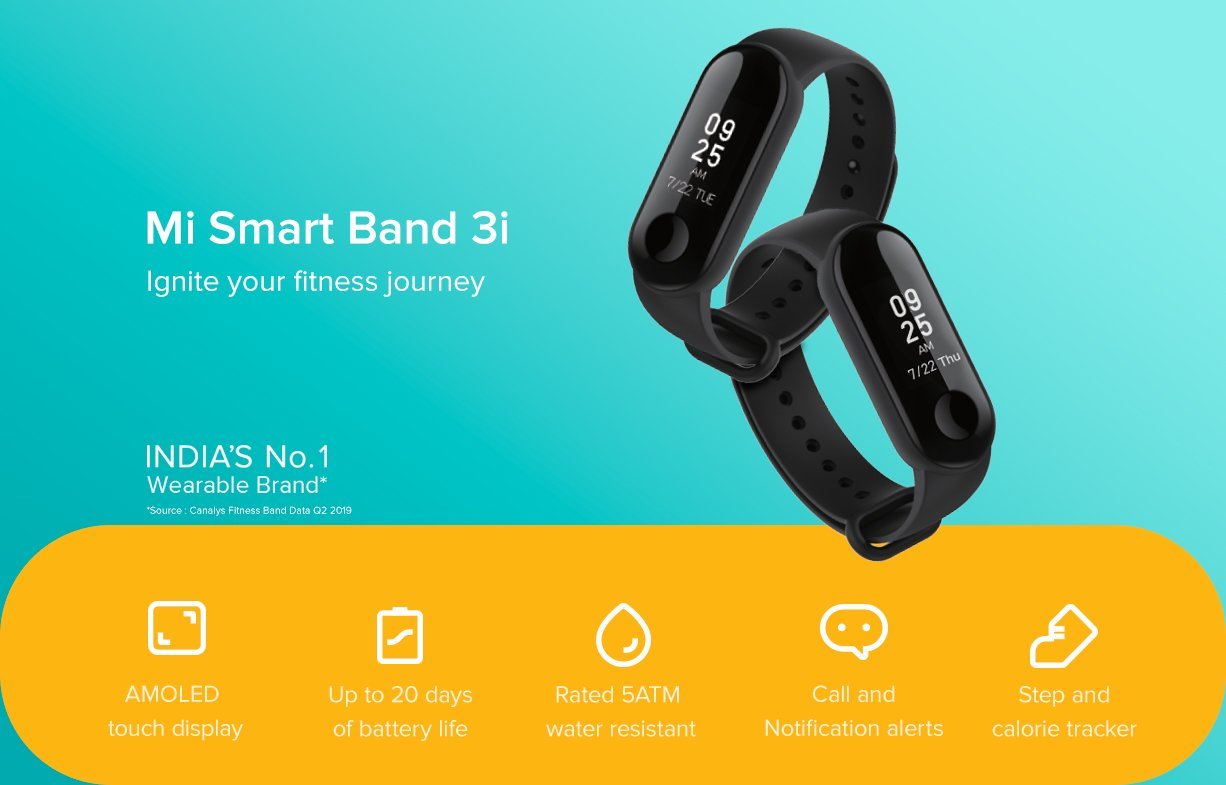 opaska Xiaomi Mi Smart Band 3i