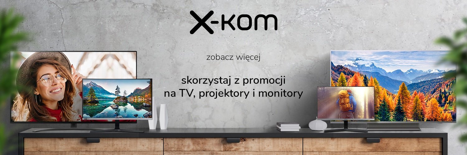 telewizor monitor rzutnik promocja x-kom