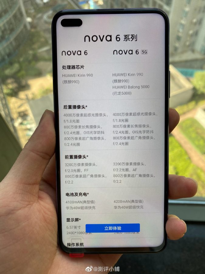 smartfon Huawei Nova 6 (5G)
