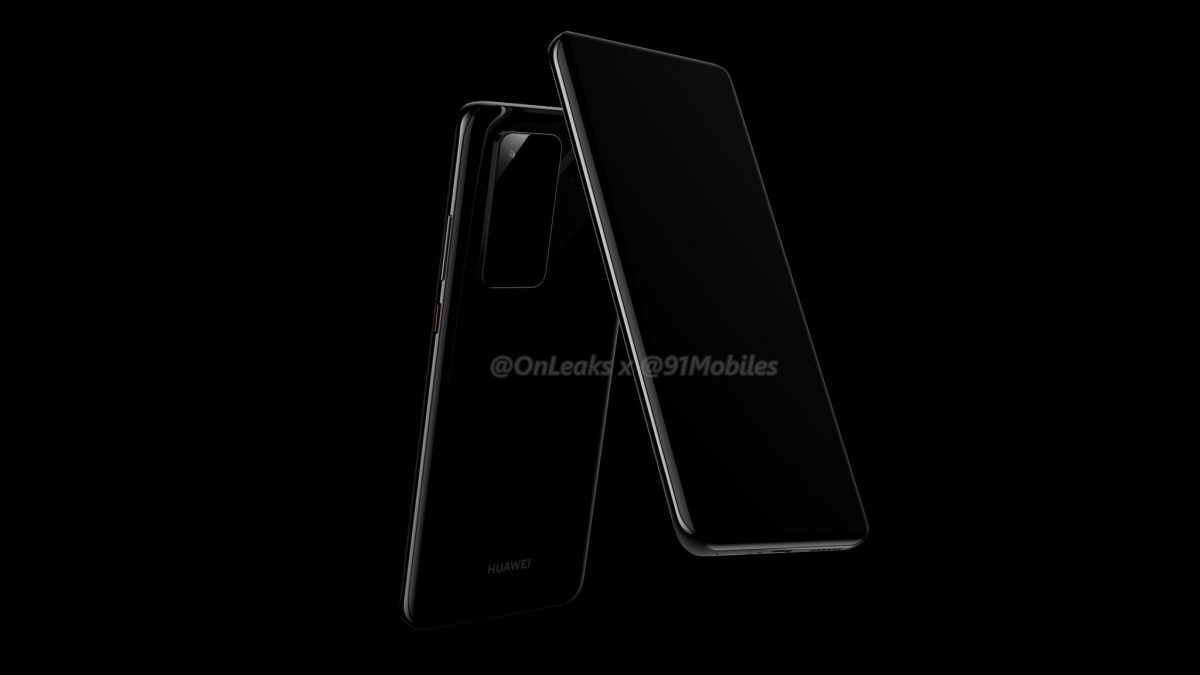 smartfon Huawei P40 Pro render