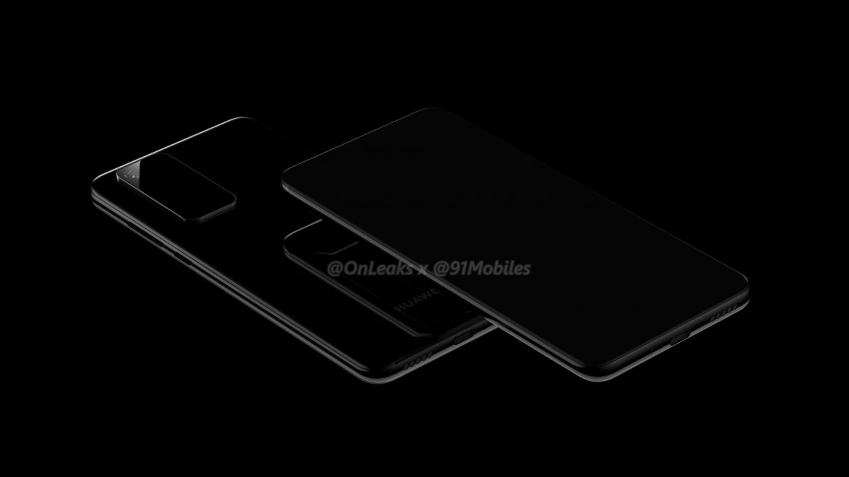 smartfon Huawei P40 render