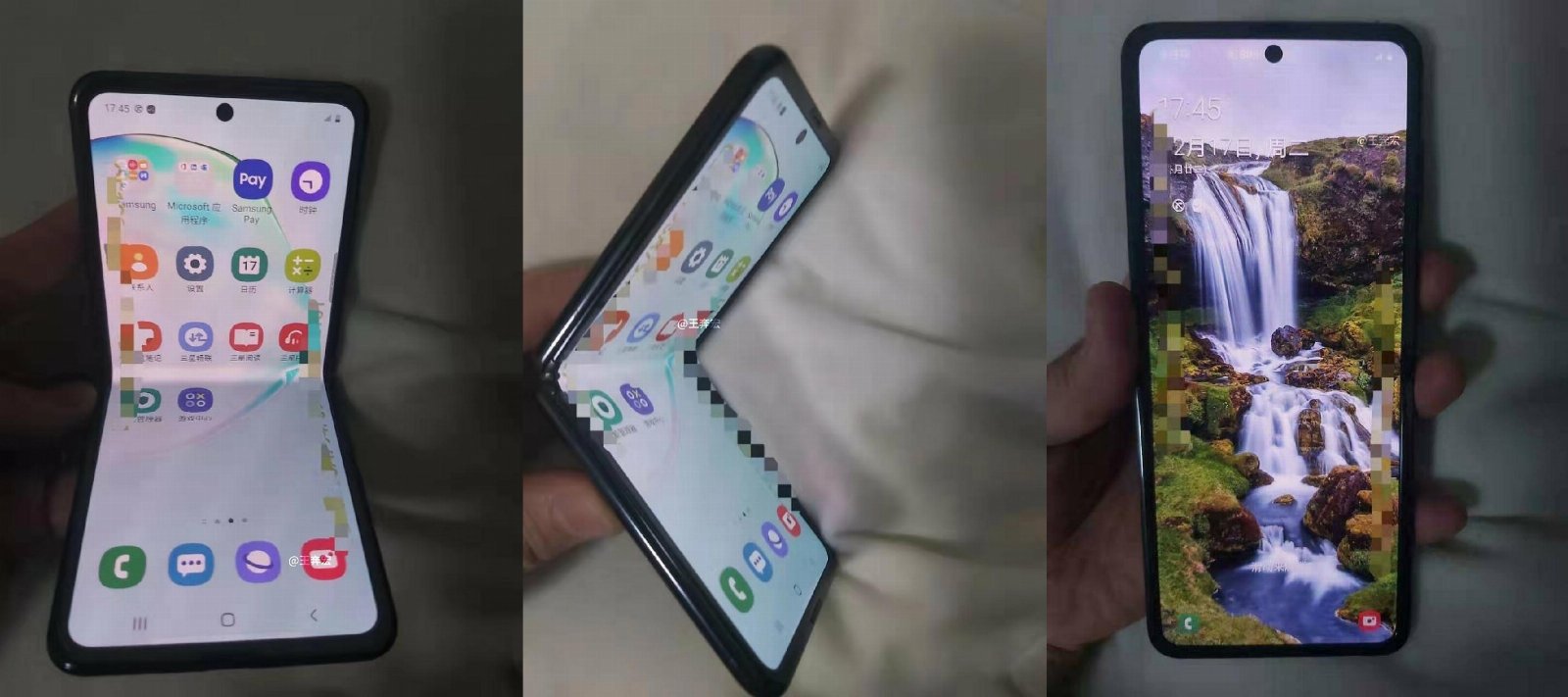 nowy składany smartfon Samsunga z klapką