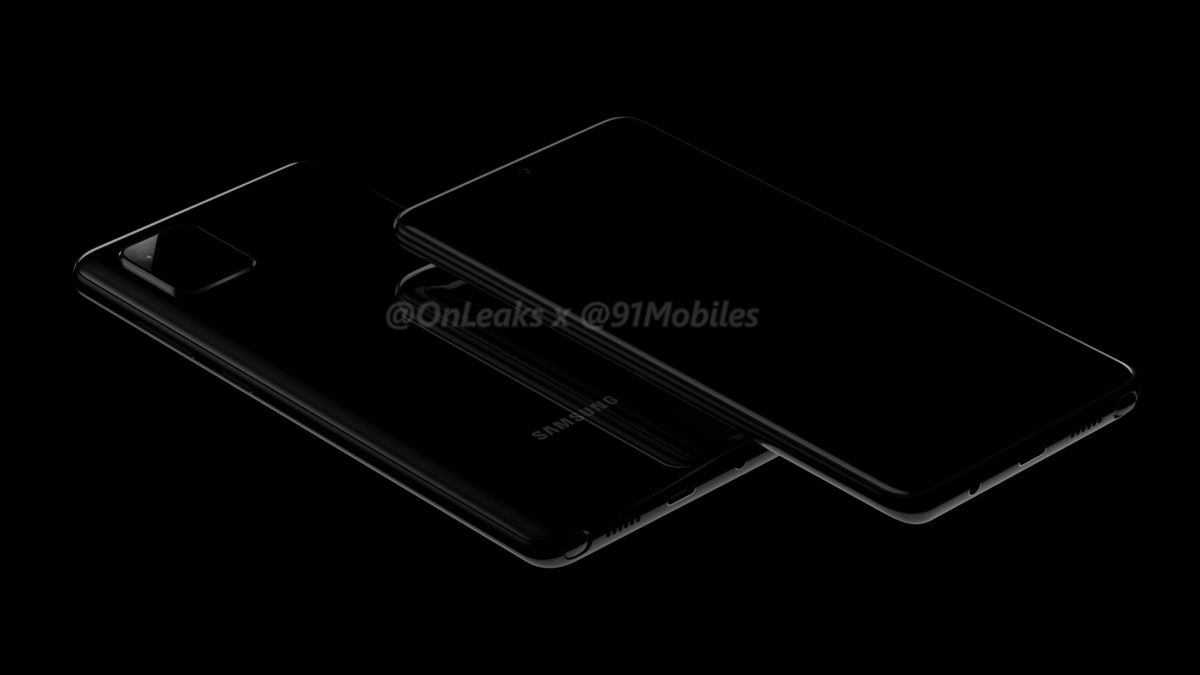 smartfon Samsung Galaxy Note 10 Lite / Galaxy A81 render