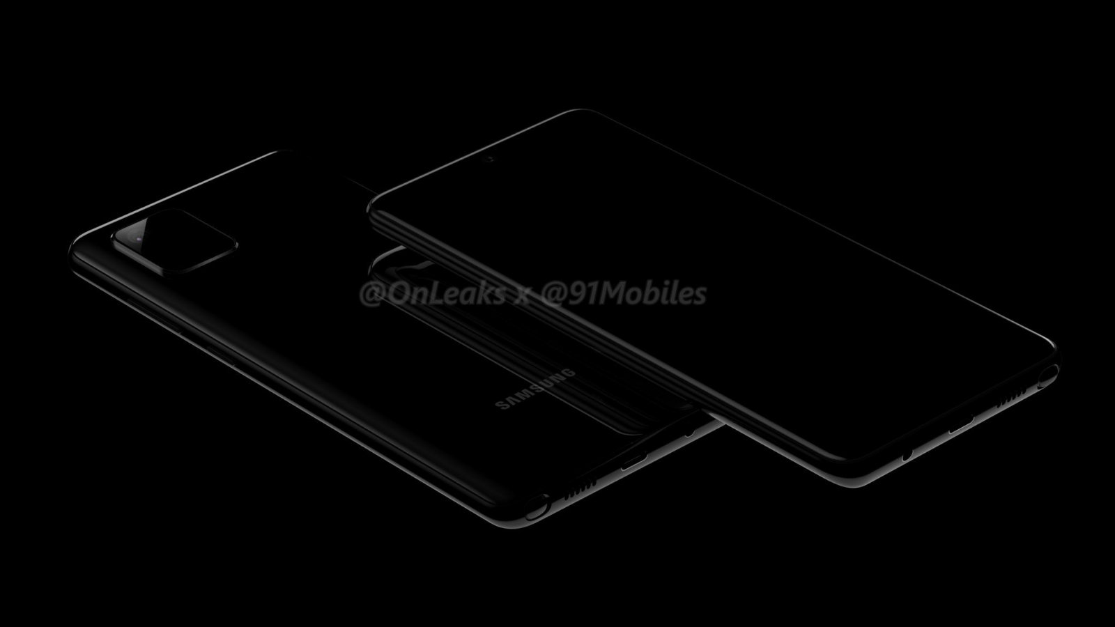 smartfon Samsung Galaxy Note 10 Lite / Galaxy A81 render