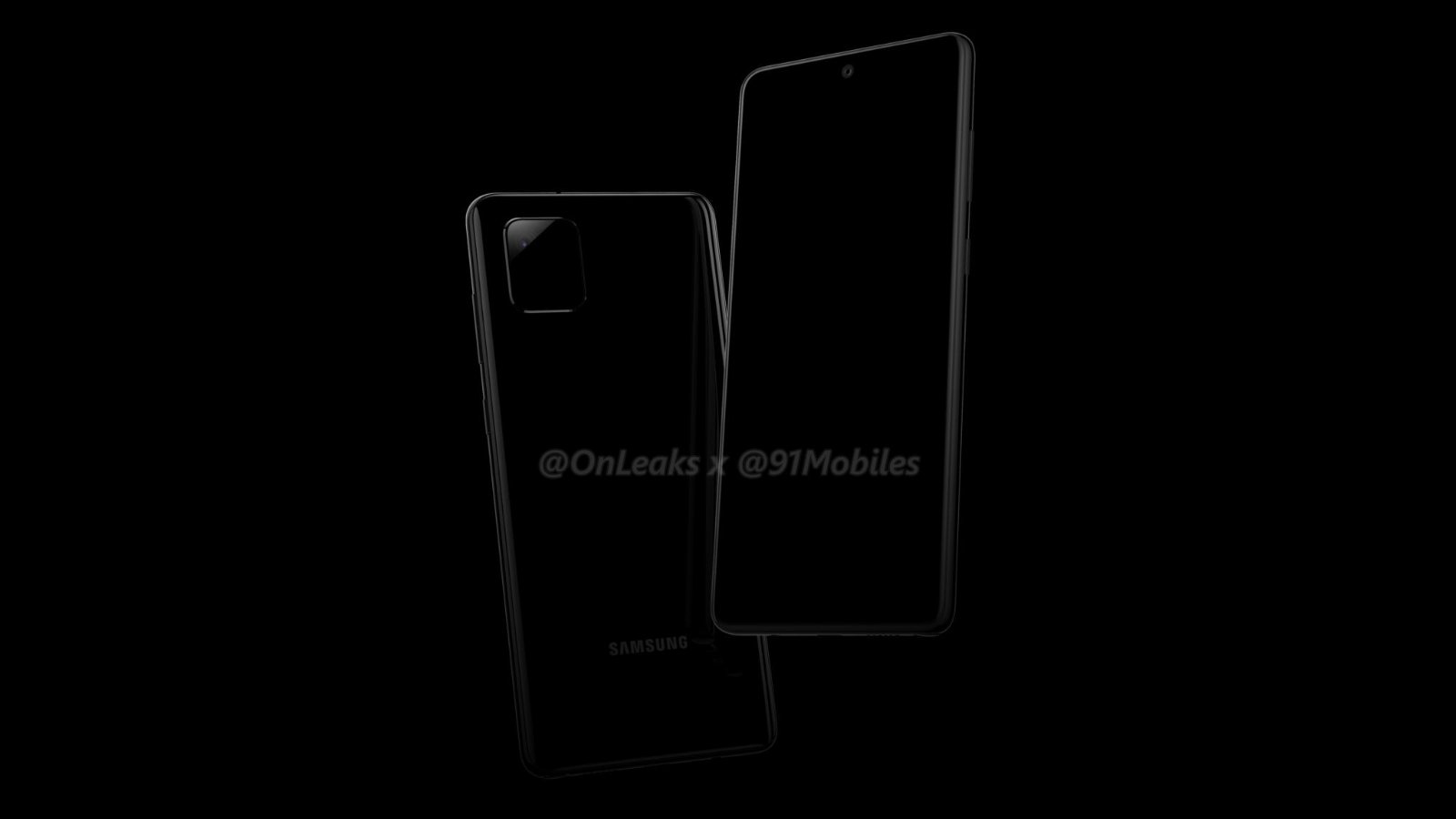 smartfon Samsung Galaxy Note 10 Lite / Galaxy A81 render