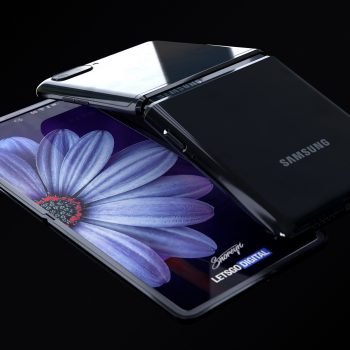 składany smartfon Samsung Galaxy Z Flip - render