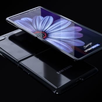 składany smartfon Samsung Galaxy Z Flip - render