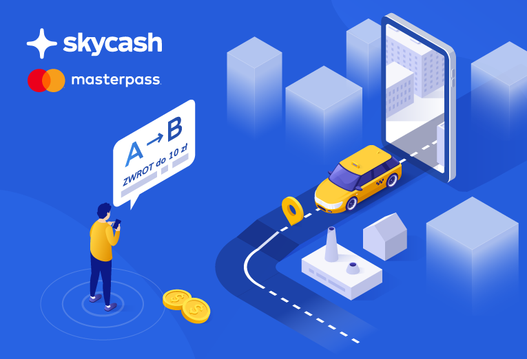 Promoção SkyCash: reembolso de até PLN 10 para uma viagem de iTaxi 1