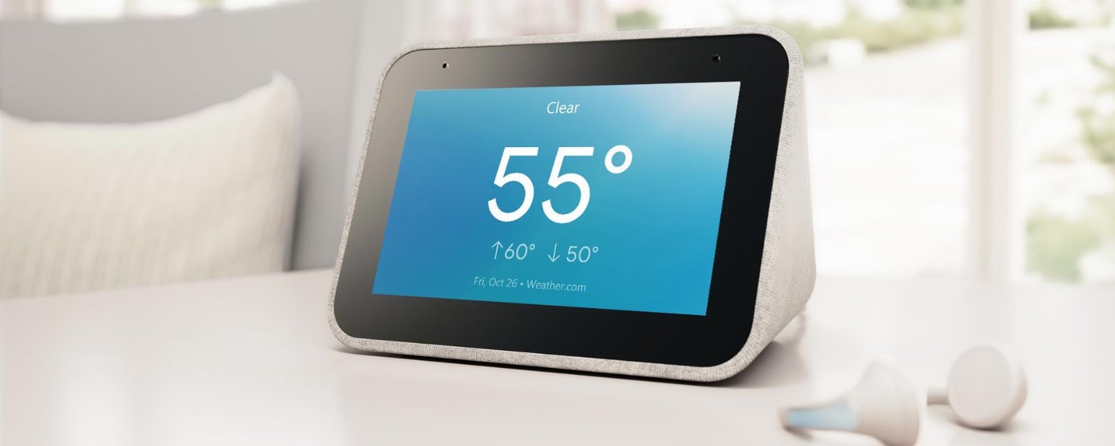 Entre 850 designs, o Google seleciona o melhor widget de relógio para o Lenovo Smart Clock