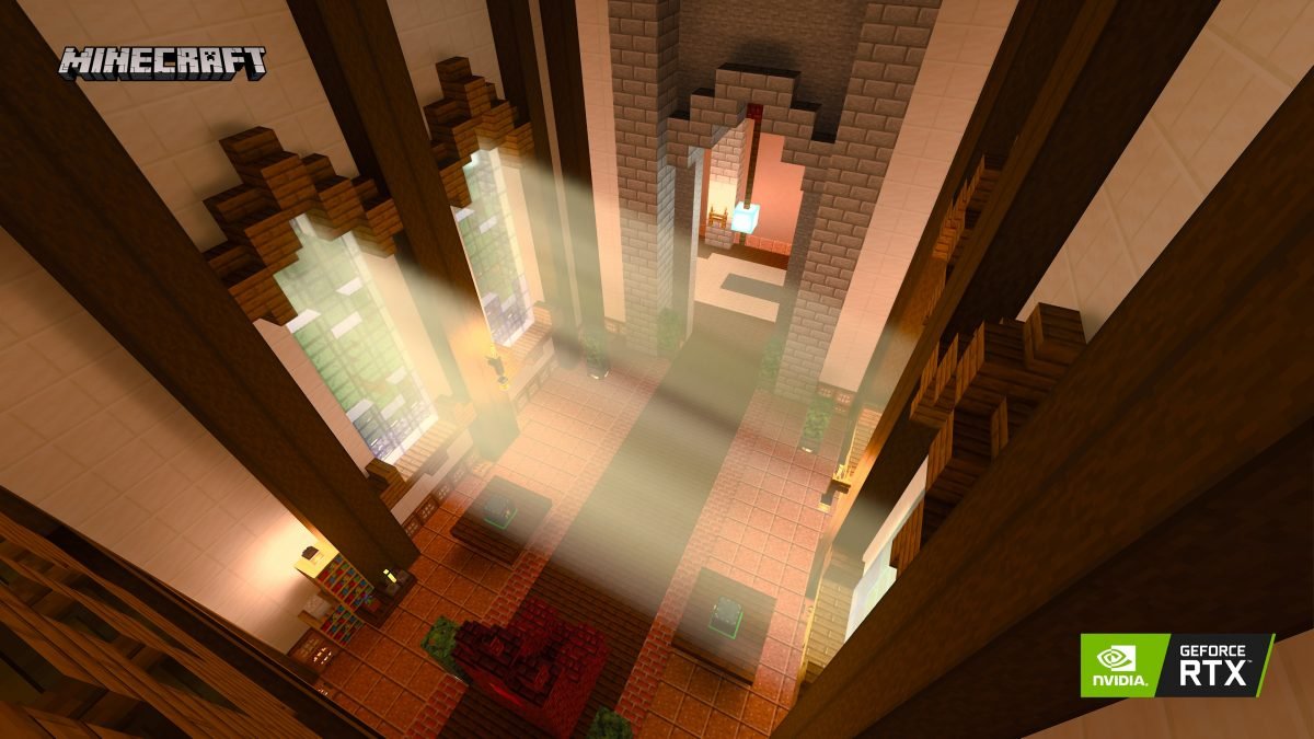 A NVIDIA se orgulha do rastreamento de raios no Minecraft porque é realmente o que