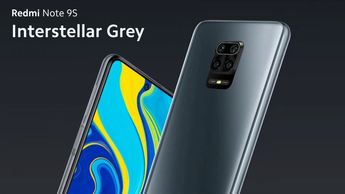 Redmi Note 9S Interstellar Grey