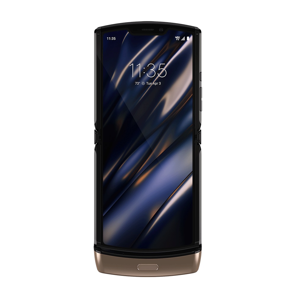 Motorola RAZR Blush Gold foldable smartphone