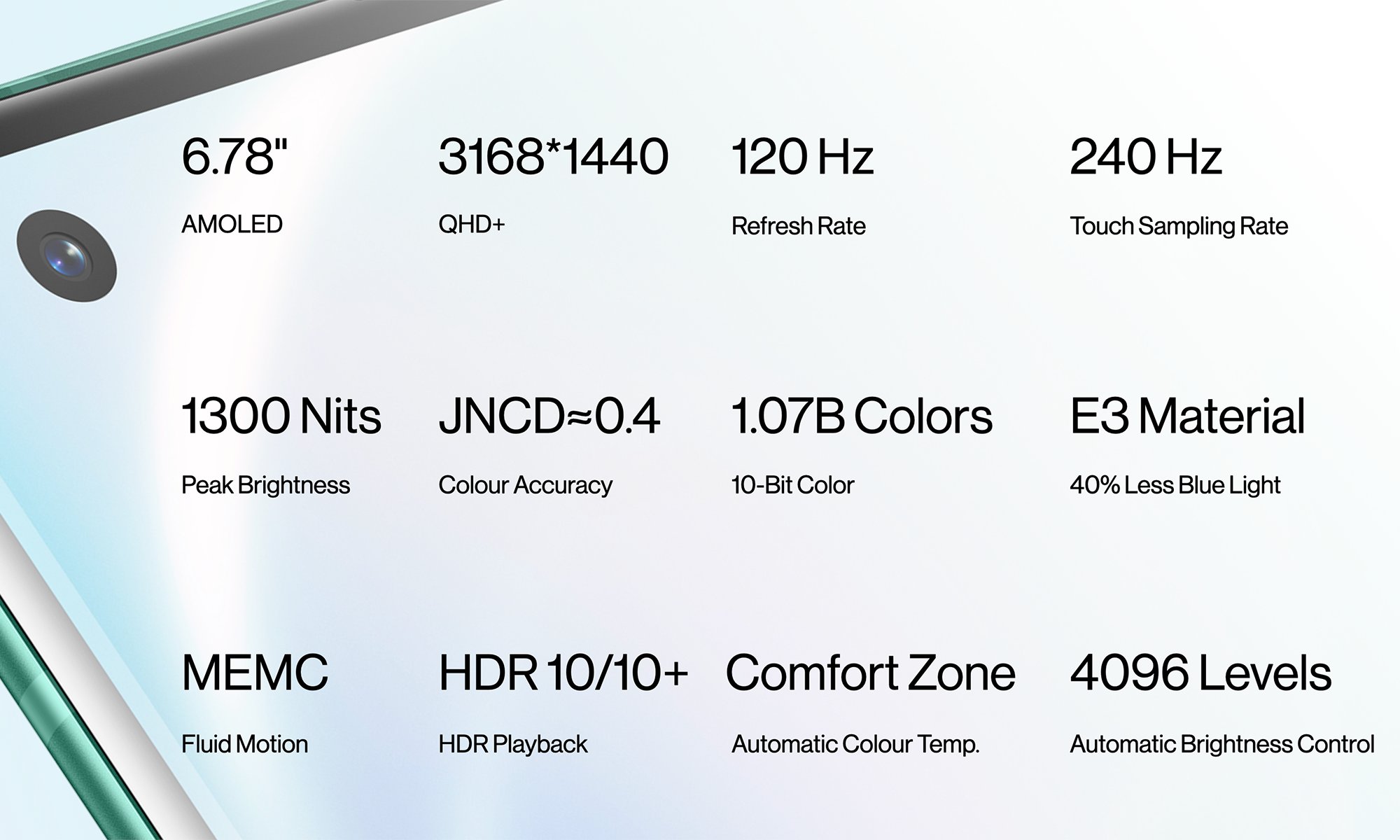 OnePlus 8 Pro screen display specs