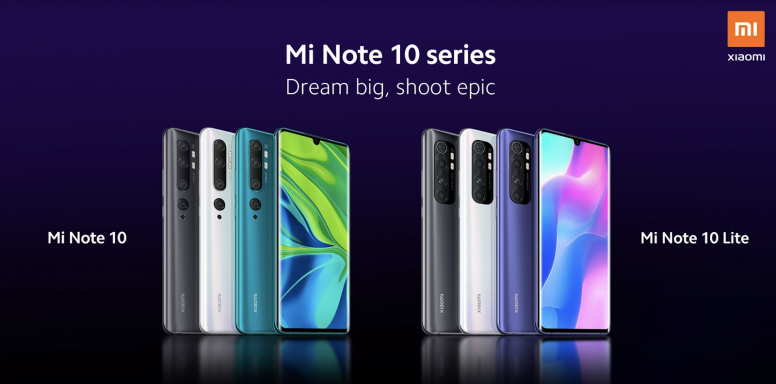 Xiaomi Mi Note 10 Lite smartphone