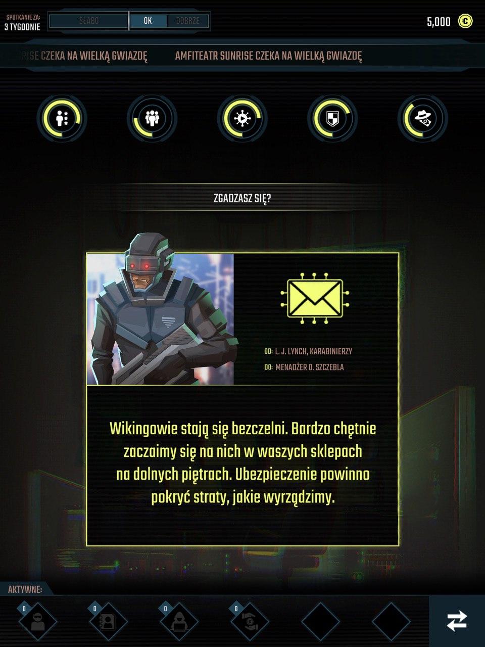 InfiniteCorp Cyberpunk Decision Based Card Game Recenzja Screenshot 