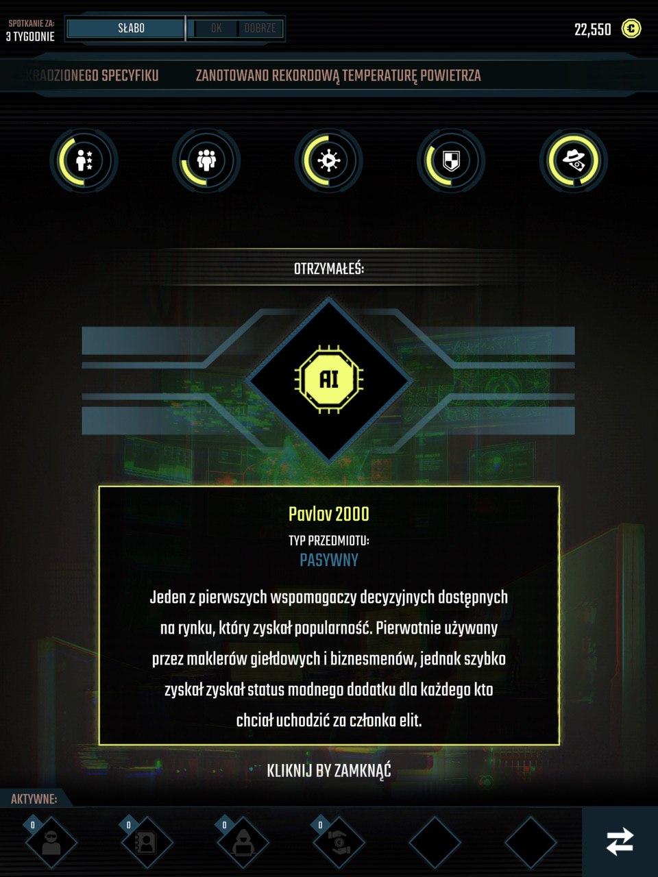 InfiniteCorp Cyberpunk Decision Based Card Game Recenzja Screenshot