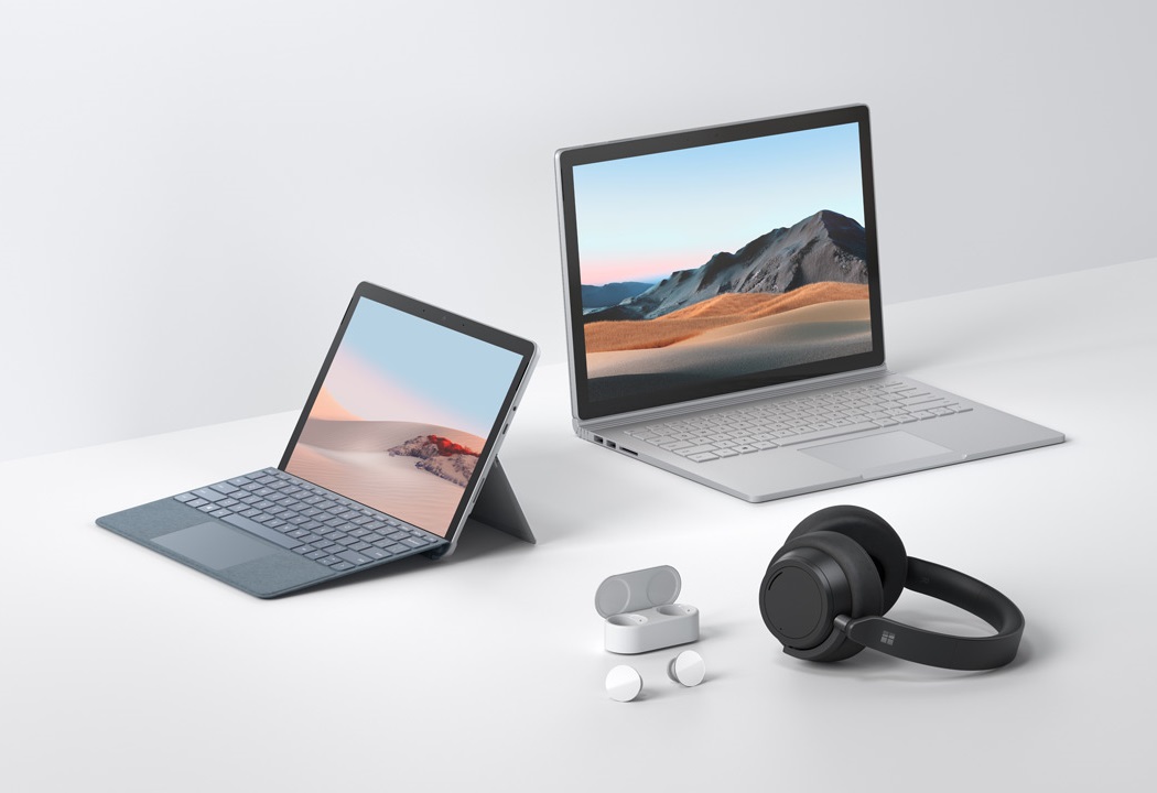 Microsoft Surface Book 3 Surface Go 2 Surface Headphones 2 Surface Earbuds
