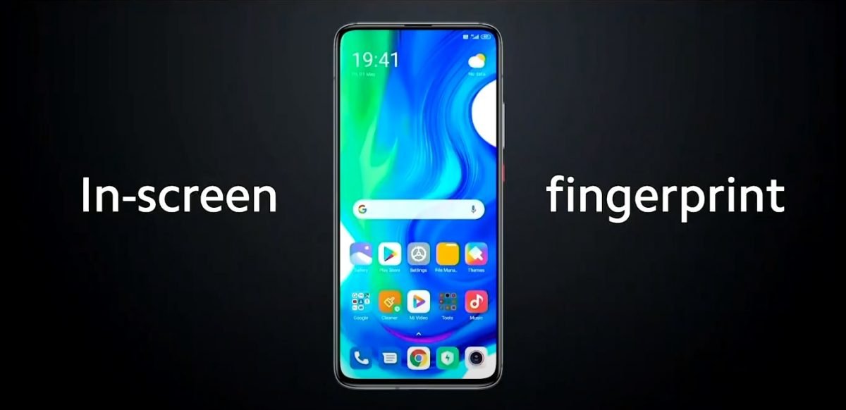 POCO F2 Pro screen fingerprint