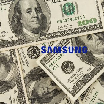 money pieniądze dolary kasa hajs Samsung logo