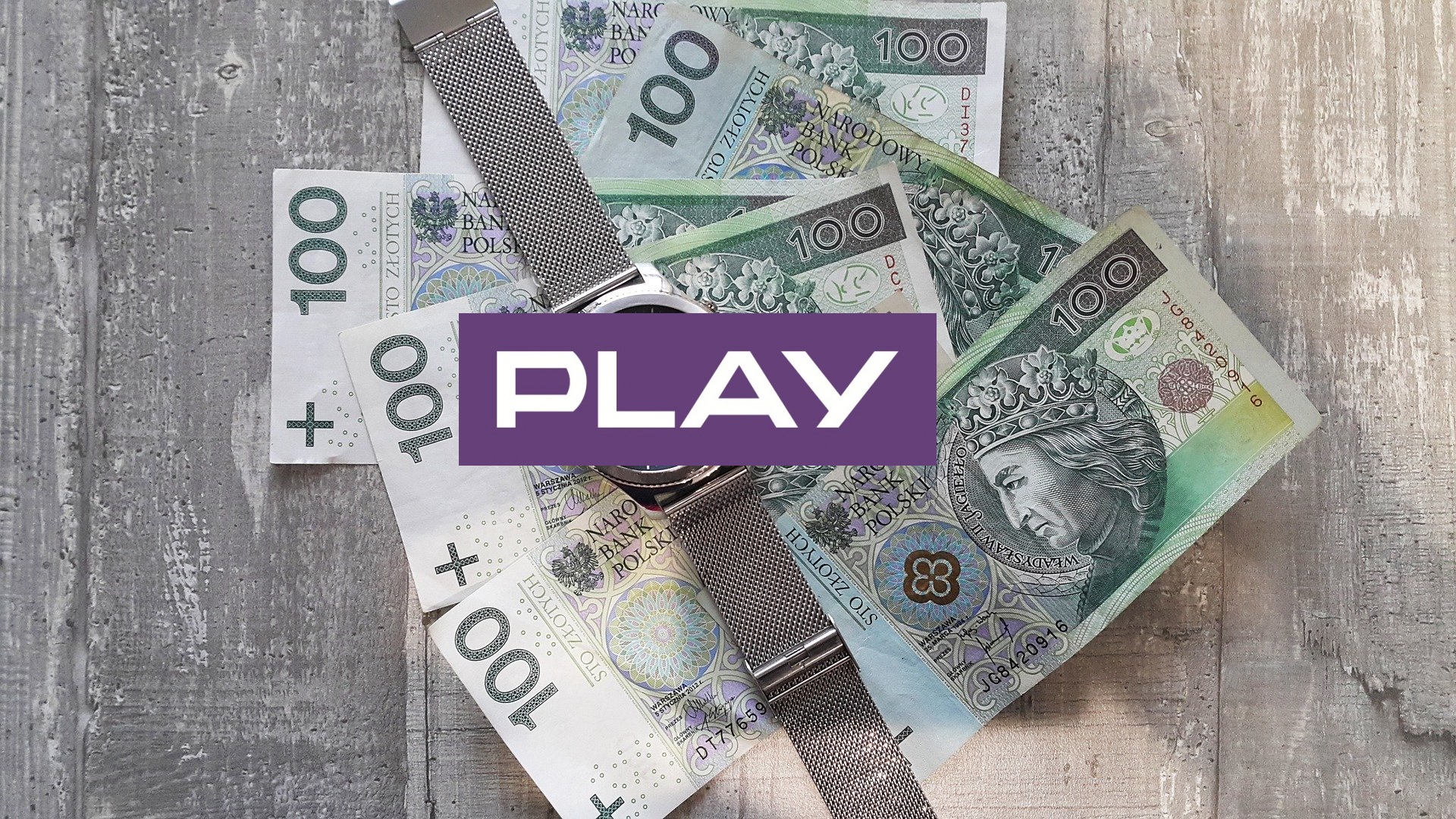 Play logo money pieniądze kasa