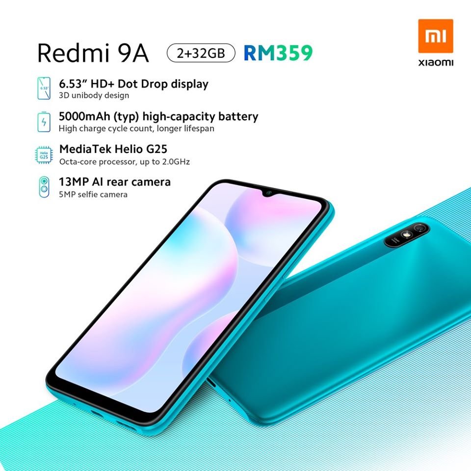 Redmi 9A smartphone