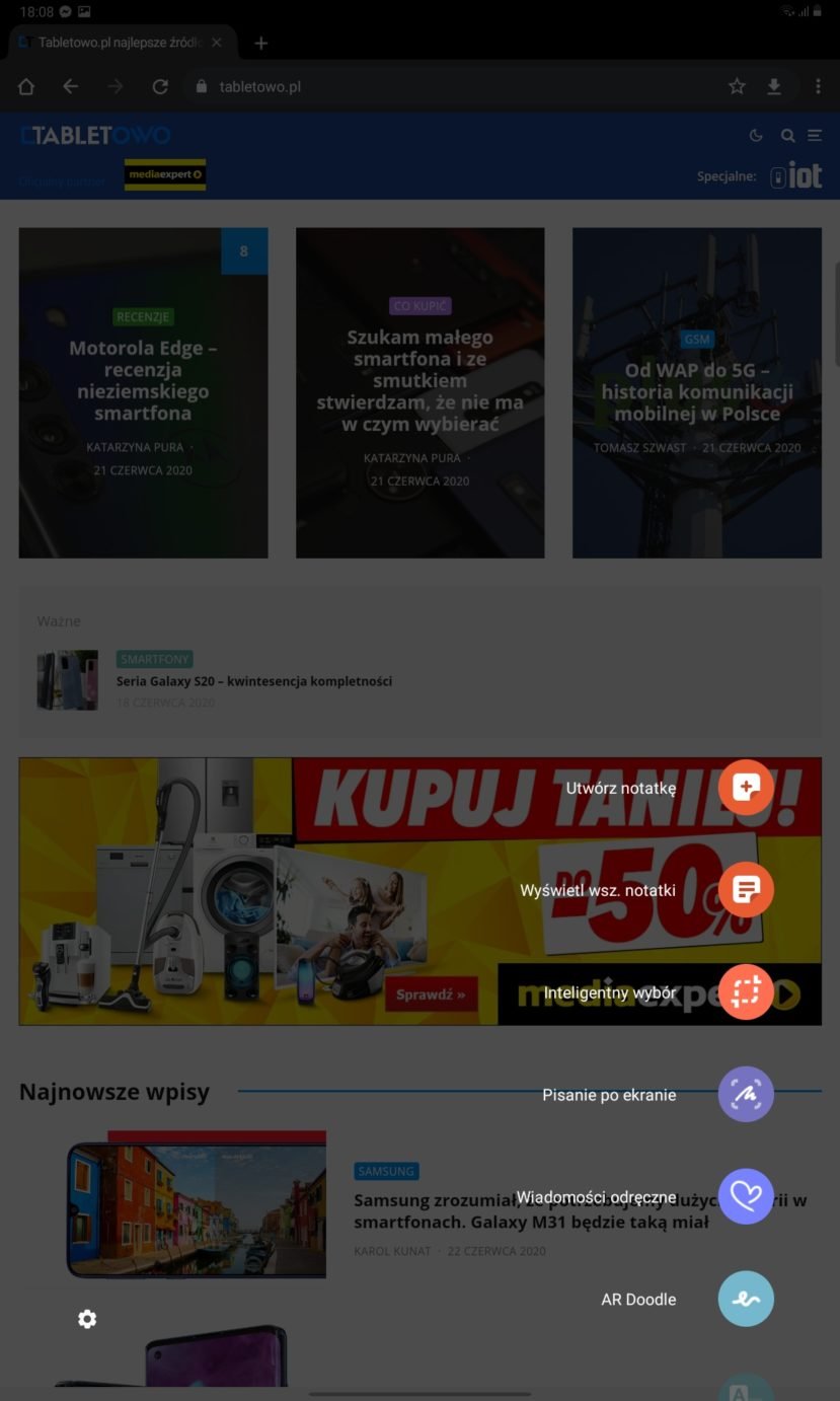 Samsung Galaxy Tab S6 Lite recenzja