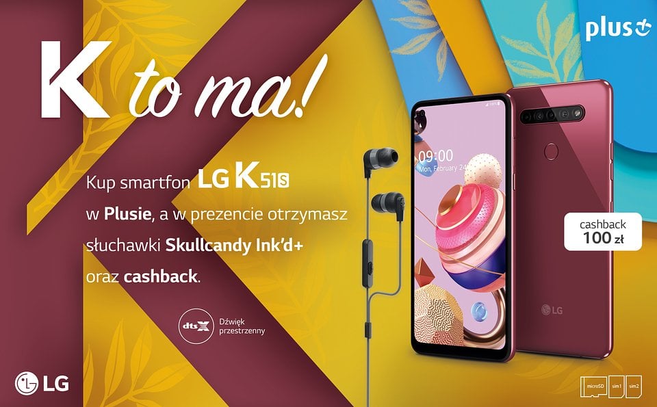 LG K51S promocja Plus
