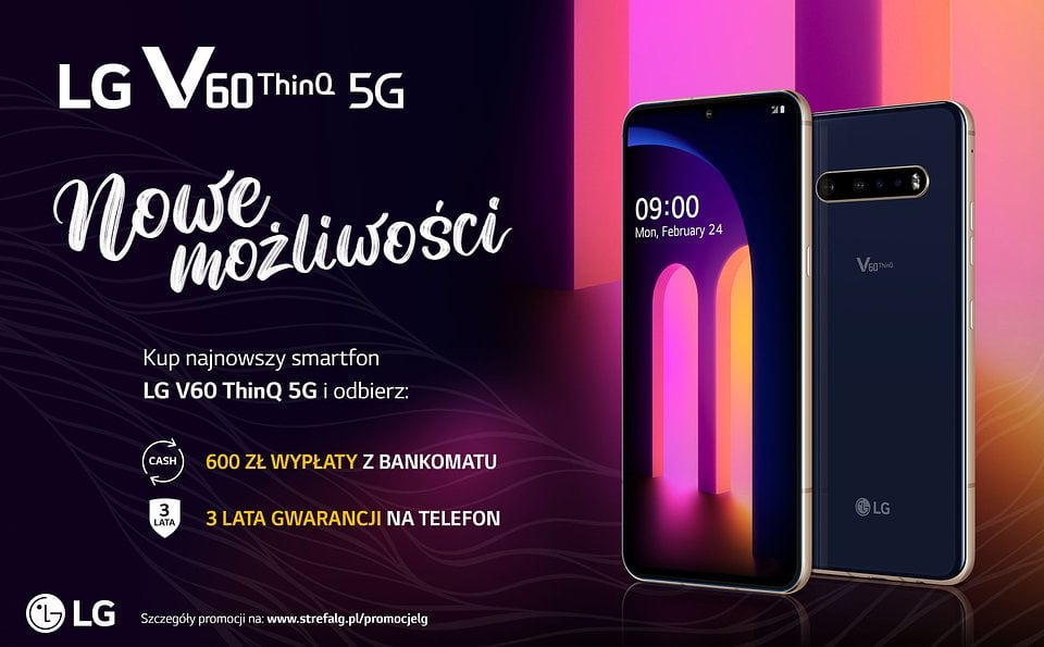 LG V60 ThinQ 5G promocja