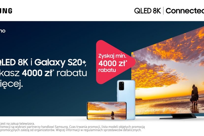 Samsung QLED 8K Galaxy S20+ promocja zestaw