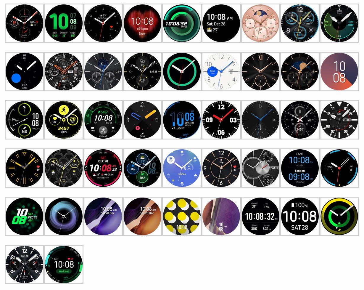 Galaxy Watch 3 tarcze