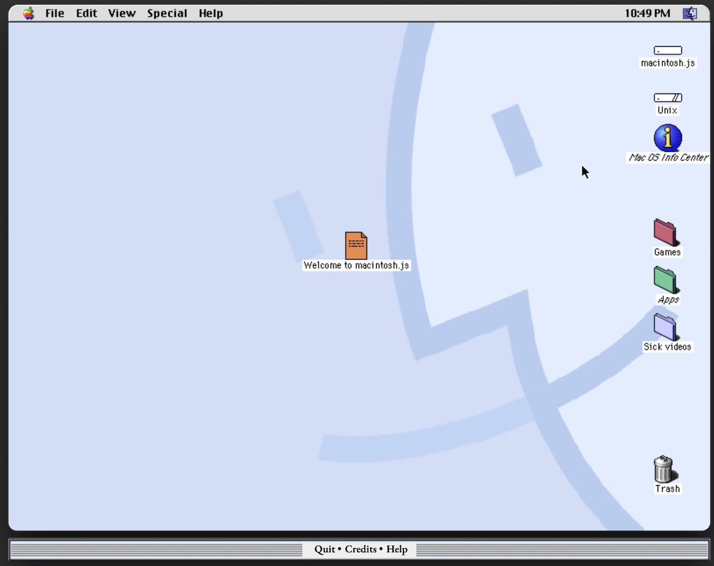 Mac OS 8 – zrzut ekranu