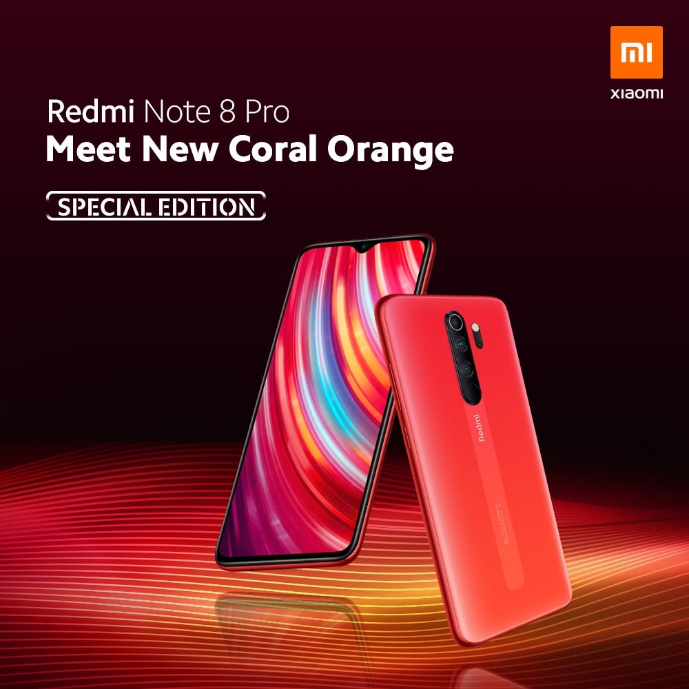 Redmi Note 8 Pro Special Edition Coral Orange