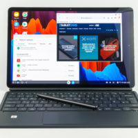 Samsung Galaxy Tab S7+ touchpad, klawiatura i piórko, DeX