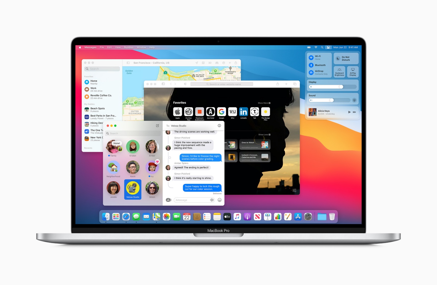 macOS Big Sur na MacBooku
