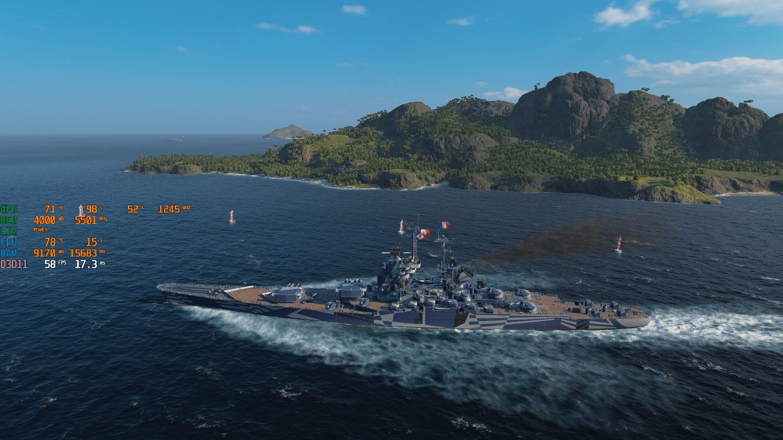 Asus GX550L Zephyrus Duo CPU - World of Warships