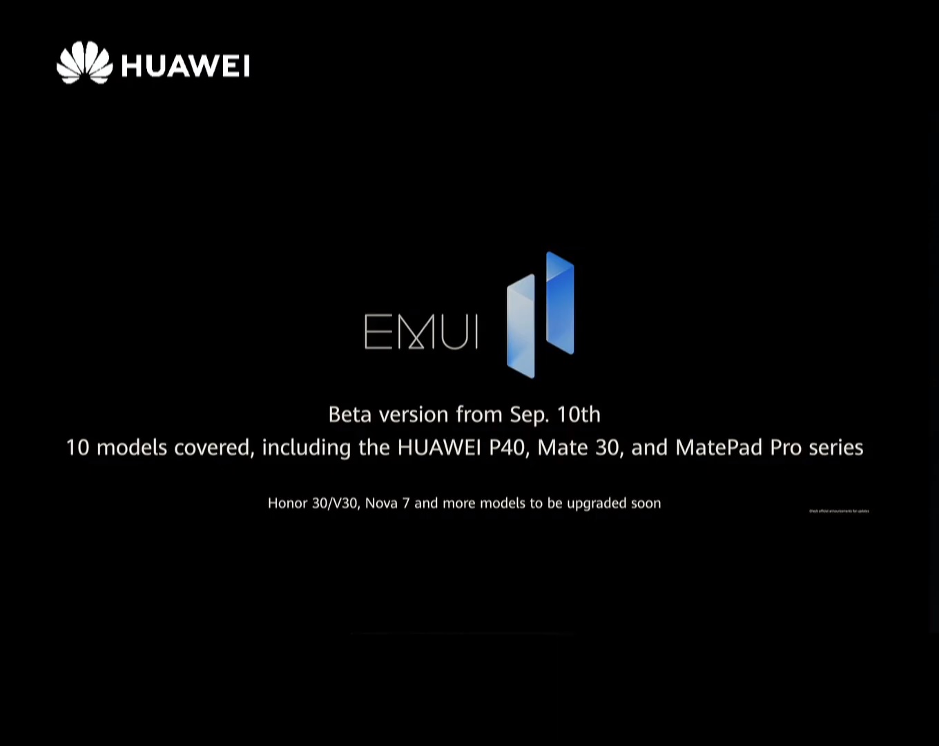 Huawei EMUI 11 beta