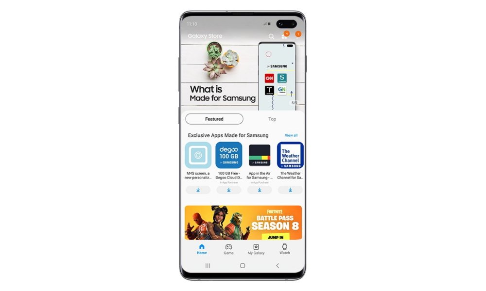 Android 12 wprowadzi ułatwienia dla Galaxy Store i innych sklepów z aplikacjami.