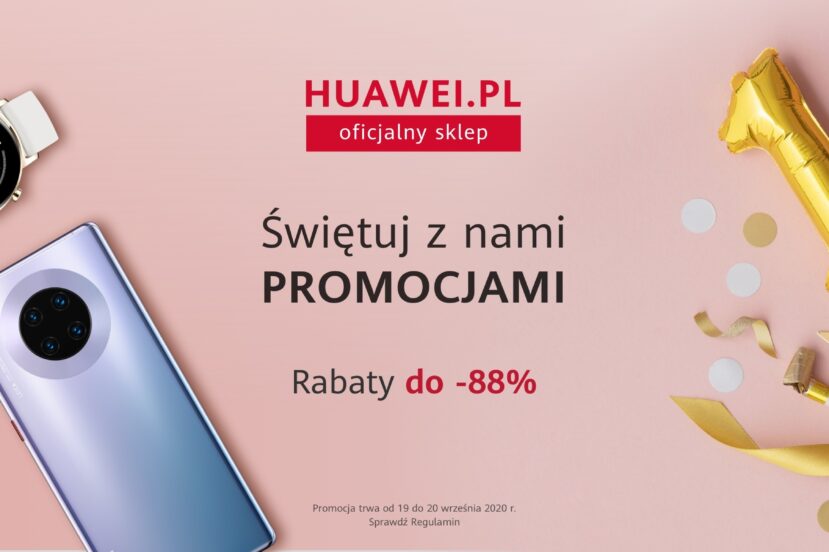 Pierwsze urodziny sklepu internetowego huawei.pl