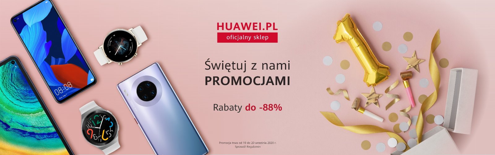 Pierwsze urodziny sklepu internetowego huawei.pl