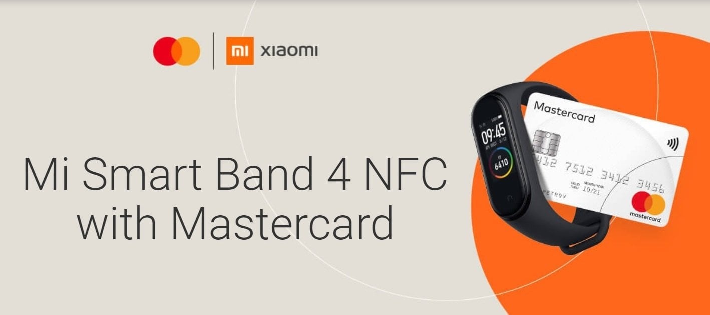 Xiaomi Mi Band 4 NFC Mastercard